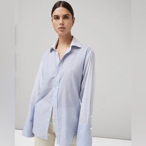 Rag & Bone Diana Striped Button Down